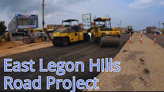 East Legon hills Road Construction Project From Police City [upl. by Nnylrac]