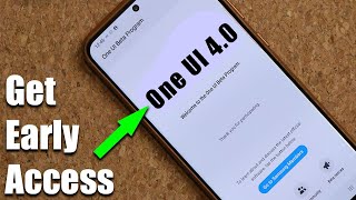 Samsung ONE UI 40 Android 12  How To Get Early Exclusive Access To Install [upl. by Laveen]