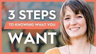 Don’t Know What You Want DO THIS How to Know What You Want in 3 Steps [upl. by Raye]