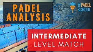 Padel Match Analysis INTERMEDIATE Level [upl. by Katuscha138]