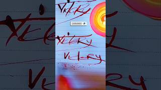 Victory ✌️ Calligraphy ASMR 👍 shorts viralvideo calligraphy asmr handwriting art [upl. by Lotsyrk]