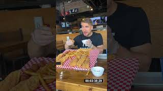 TEXASS BIGGEST FISH amp CHIPS CHALLENGE food foodie Joelhansen foodchallenge texas texasfood [upl. by Elbag985]