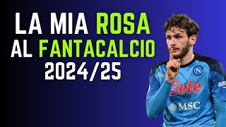 LA MIA PRIMA ROSA AL FANTACALCIO 202425  Asta FantaCreators da Carmyspecial [upl. by Baoj787]