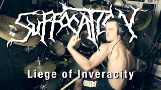 Suffocation  Liege of Inveracity Drum Cover [upl. by Nomahs220]