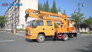 Aerial platform truckManlift operation video [upl. by Mourant]