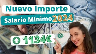 SMI 2024 Subida del salario mínimo interprofesional nuevo importe [upl. by Aoht]