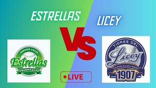 Estrellas Orientales VS Tigres del Licey en VIVO Round Robin  2023 LIDOM Pelota Invernal [upl. by Ainomar]