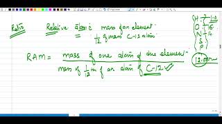 Understand the concept of Relative Atomic Mass and Relative Molecular Mass [upl. by Laram792]