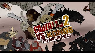 GODZILLAS VS KONGS THE ANCIENT WAR PART 2 KAIJU MOMENTS [upl. by Bourke]