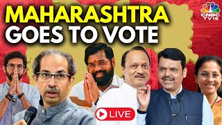 Maharashtra Election 2024 LIVE  Voting Begins Across 288 Constituencies  MVA Vs Mahayuti  N18L [upl. by Wyck]