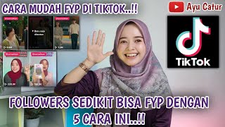 CARA CEPAT FYP DI TIKTOK TERBARU 2023 FOLLOWERS SEDIKIT BISA FYP DENGAN 5 CARA INI 100 AMPUH [upl. by Belvia]