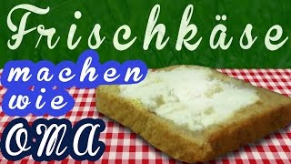 Leckeren FRISCHKÄSE selber machen ganz EINFACH [upl. by Afton]