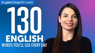 130 English Words Youll Use Every Day  Basic Vocabulary 53 [upl. by Erena]