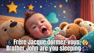 Frère Jacques Are You Sleeping  Enchanting Lullaby for Sweet Baby Dreams 😴🛌  Mozart ‪CoComelon [upl. by Eiramesor]