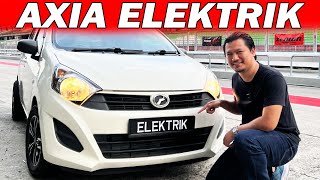 Axia Elektrik Pertama  Cas 4 Jam Boleh Pergi 220 KM [upl. by Attelliw]