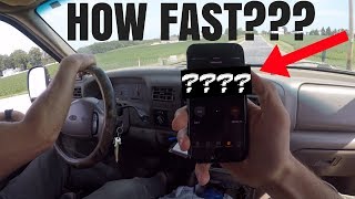 HOW FAST IS THIS 400HP 73 POWERSTROKE [upl. by Cleary]