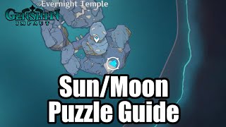 SunMoon Precious Chest Puzzle  Evernight Temple Enkanomiya  Genshin Impact [upl. by Reinaldos]