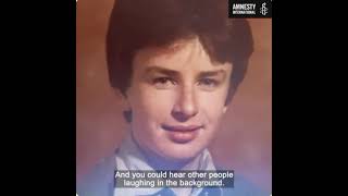 The Killing of Aidan McAnespie video by Amnesty International [upl. by Enyal496]