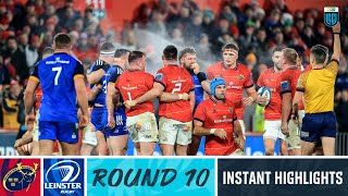 Munster v Leinster  Instant Highlights  Round 10  URC 202223 [upl. by Brodeur]