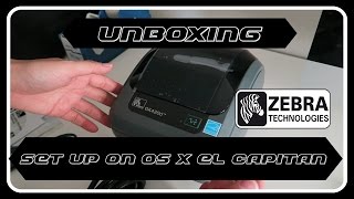 ZEBRA GK420D THERMAL LABEL PRINTER UNBOXING  SET UP [upl. by Petey908]