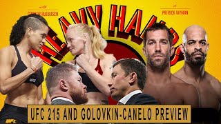 UFC 215 analysis and GGG vs Canelo Heavy Hands 176 [upl. by Jobyna]