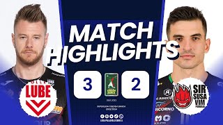 Cucine Lube Civitanova vs Sir Susa Vim Perugia  VBW  SuperLega  Match Highlights [upl. by Oconnor]