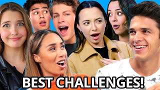 CRAZIEST Challenges Compilation w Brent Rivera Eva Gutowski Merrell Twins amp MORE [upl. by Tnerual]