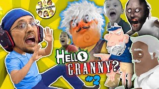 HELLO GRANNY in our HOUSE FGTEEV ❤️s GRANNY BABE Hello Neighbor Grannys House Mod Game 2 [upl. by Rramal]