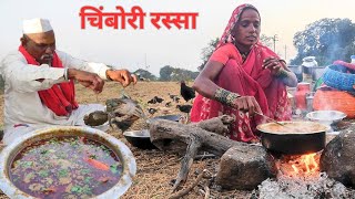 धनगरवाड्यावर बानाईने बनवला खारपाड्याच्या चिंबोरीचा झणझणीत रस्सा  Chimbori rassa  crab curry recipe [upl. by Wickman]