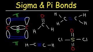 Sigma and Pi Bonds Explained Basic Introduction Chemistry [upl. by Nakasuji669]