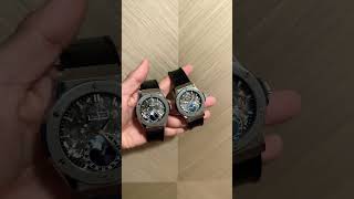 名表TVHublot Classic Fusion Aerofusion Moonphase Titanium 45MM amp 42MM [upl. by Nilyahs]