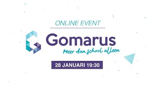 TERUGKIJKEN Online event Gomarus Scholengemeenschap 28 jan 2021  1930 uur [upl. by Aitsirk]