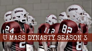 NCAA 13 U Mass Minutemen Dynasty  EP29 Year 3 Week 5 vs Boston College [upl. by Analart]