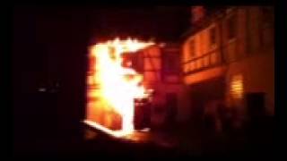 Kurzclip Feuer an Biergarten in Rotenburg [upl. by Junieta399]