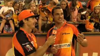 Hoggy Post Match Chat with Coults [upl. by Odnarb]