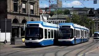 Strassenbahn Zürich  Impressionen Teil 1 Sommer 2010 [upl. by Htor406]