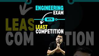 Engineering Exams with Least Competitions😱😱jee jee2025 iitjee exam engineeringentranceexam [upl. by Macfarlane]