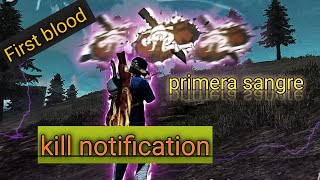 primera sangre  primera sangre freefire  primera sangre freefire tutorial  2024 [upl. by Anelrahs]