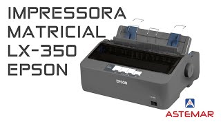 Impressora LX 350 Epson [upl. by Linnie]