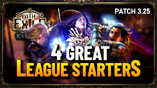 4 Great League Start Builds For PoE 325 [upl. by Haldi]