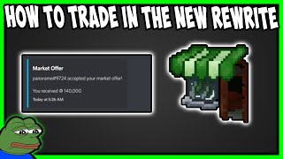 HOW TO TRADE IN THE NEW DANK MEMER REWRITE [upl. by Chae418]