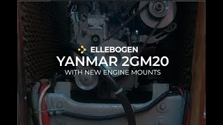 ELLEBOGEN  Yanmar 2GM20 with NEW ENGINE MOUNTS [upl. by Theodor]