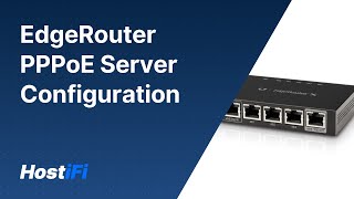 UISP  EdgeRouter PPPoE Server Configuration [upl. by Giovanni514]