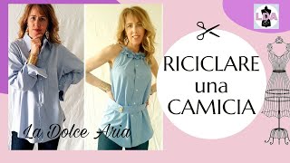 Come trasformare una camiciaShirt Refashion [upl. by Yroc]