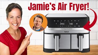 Jamie Olivers AIR FRYER Tefal Dual Drawer Easy Fry review [upl. by Iyre]