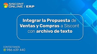 Integrar la propuesta de ventas y compras Sire a Siscont con TXT [upl. by Hasheem]