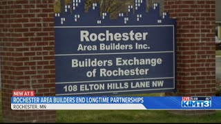 Rochester Area Builders end longtime partnerships [upl. by Anirret]