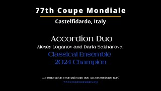 Coupe Mondiale World Champion 2024  Accordion Duo  Russian Federation  Classical Ensemble [upl. by Merrel657]