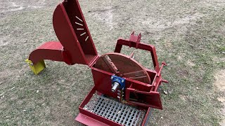 Tractor PTO wood chipper home made Измельчитель веток [upl. by Sigismundo]