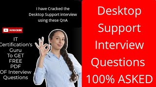 Desktop Support Interview Questions and Answers  100 asked in Interview desktopsupport support [upl. by Jobi]